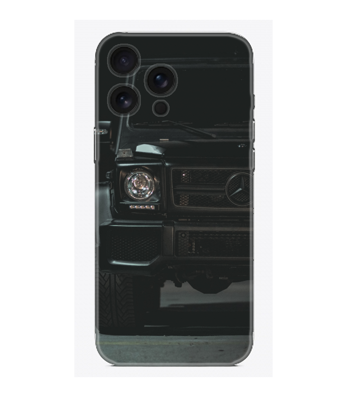 Siyah Mercedes Cip Telefon Kılıfı