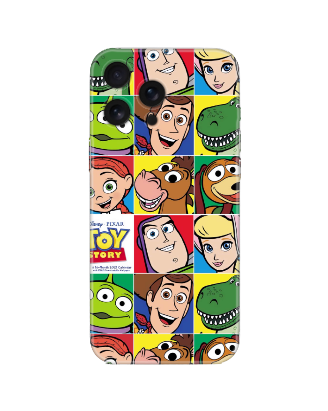 Toy Story Oyuncak Hikayesi Karakter Kolajı Tasarım Telefon Kılıfı (Android/IOS Uyumlu)
