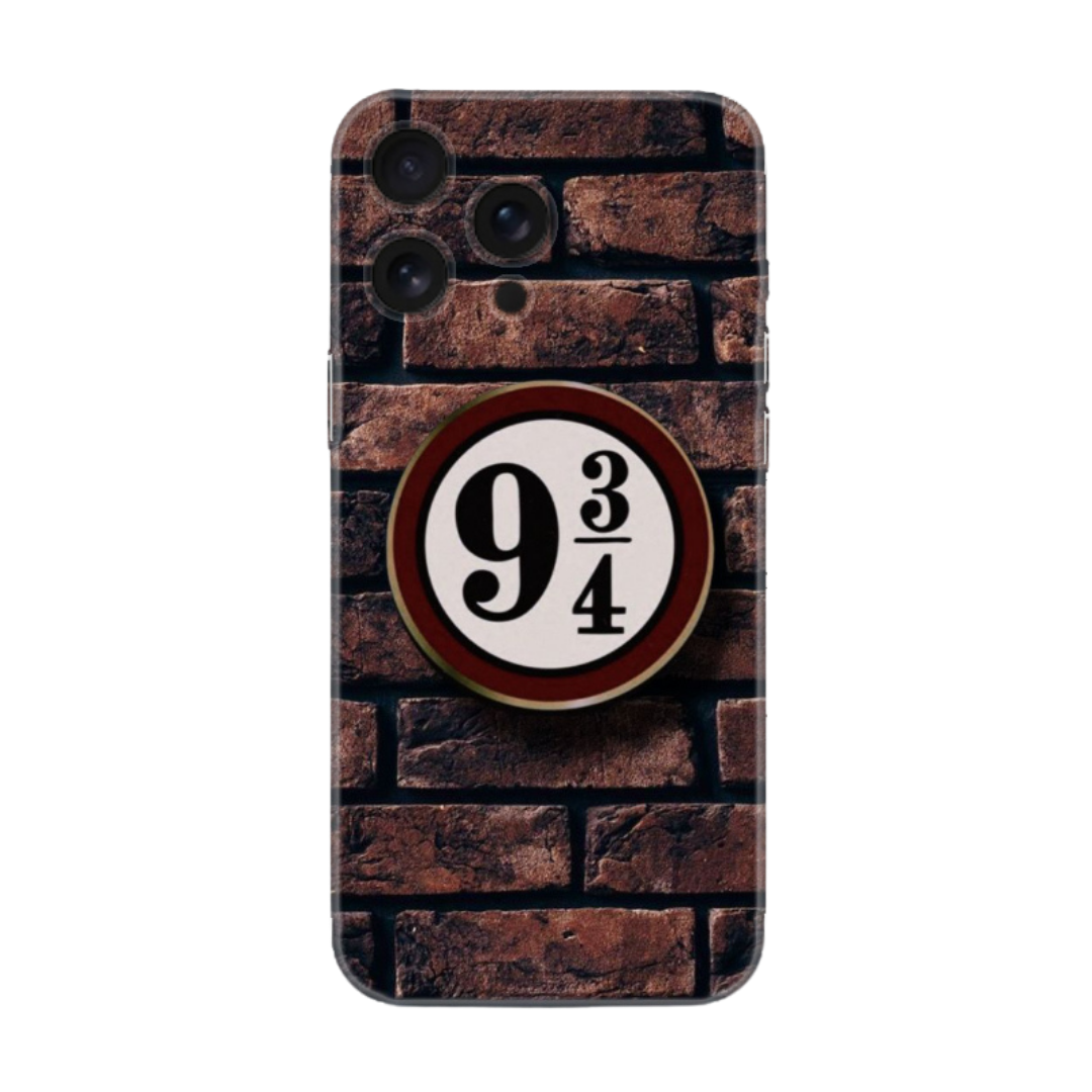 Tuğla desenli, 9 3/4 tasarımlı iPhone telefon kılıfı