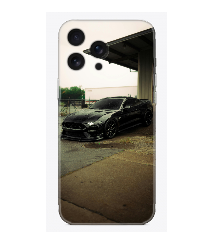 Siyah Ford Mustang Telefon Kılıfı