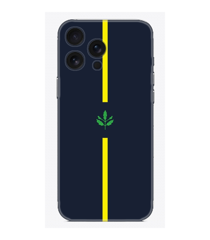 Fenerbahçe Yaprak Desenli Telefon Kılıfı (Android/IOS Uyumlu)