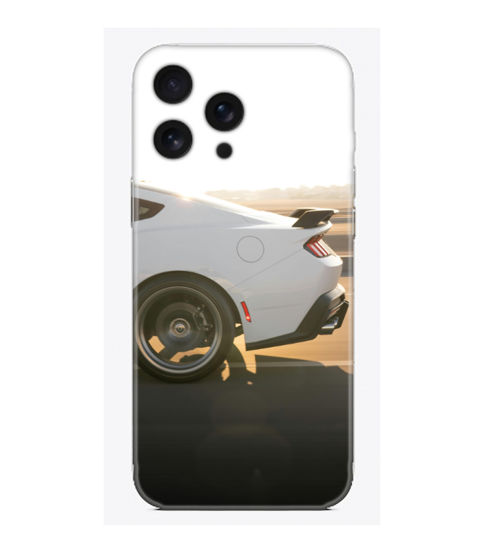 Beyaz Mustang Telefon Kılıfı
