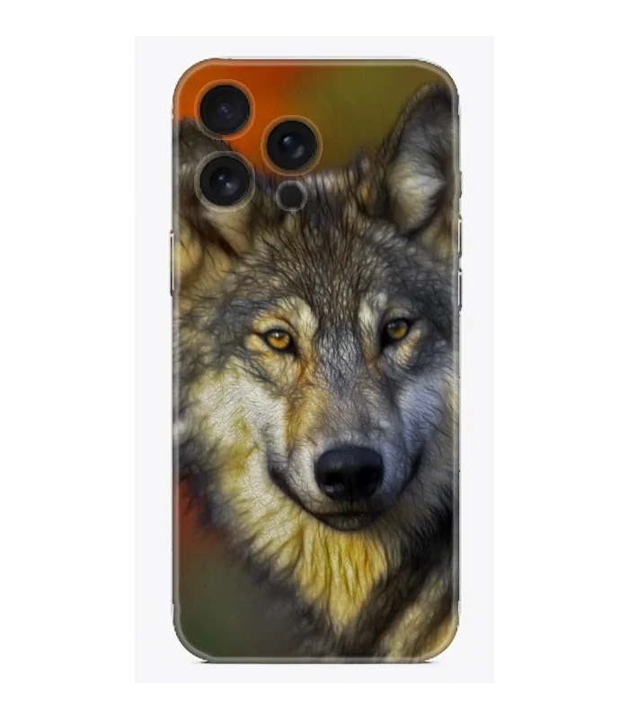 Kurt desenli iPhone telefon kılıfı, şık ve dayanıklı tasarım