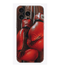 Kırmızı boks eldiveni desenli telefon kılıfı, şık ve dayanıklı tasarım
