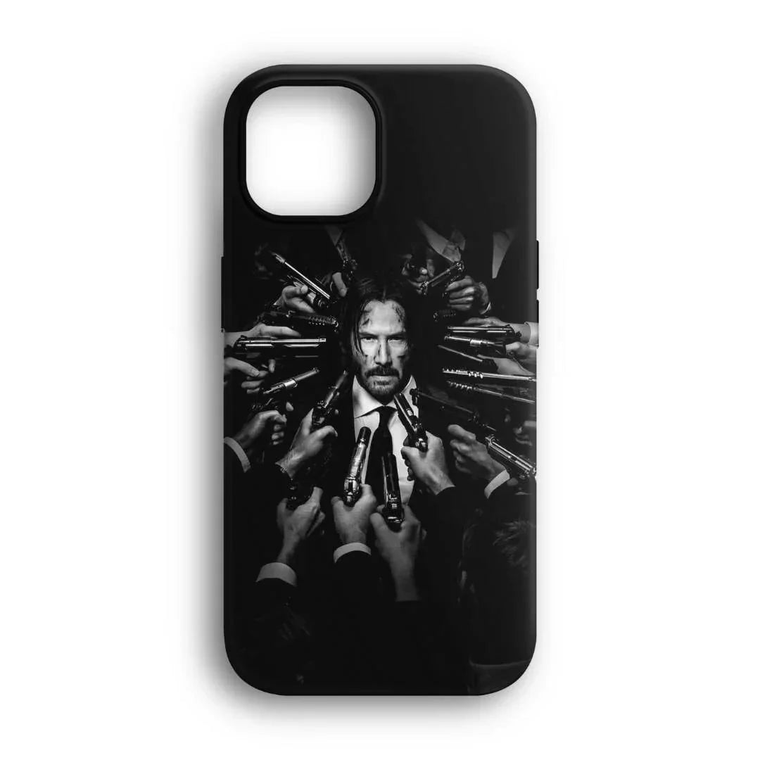 John Wick Guns Siyah Telefon Kılıfı