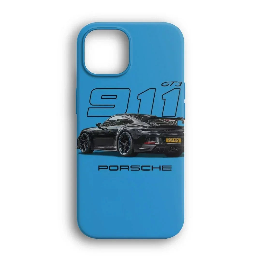 Porsche 911 GT3 Mavi Telefon Kılıfı