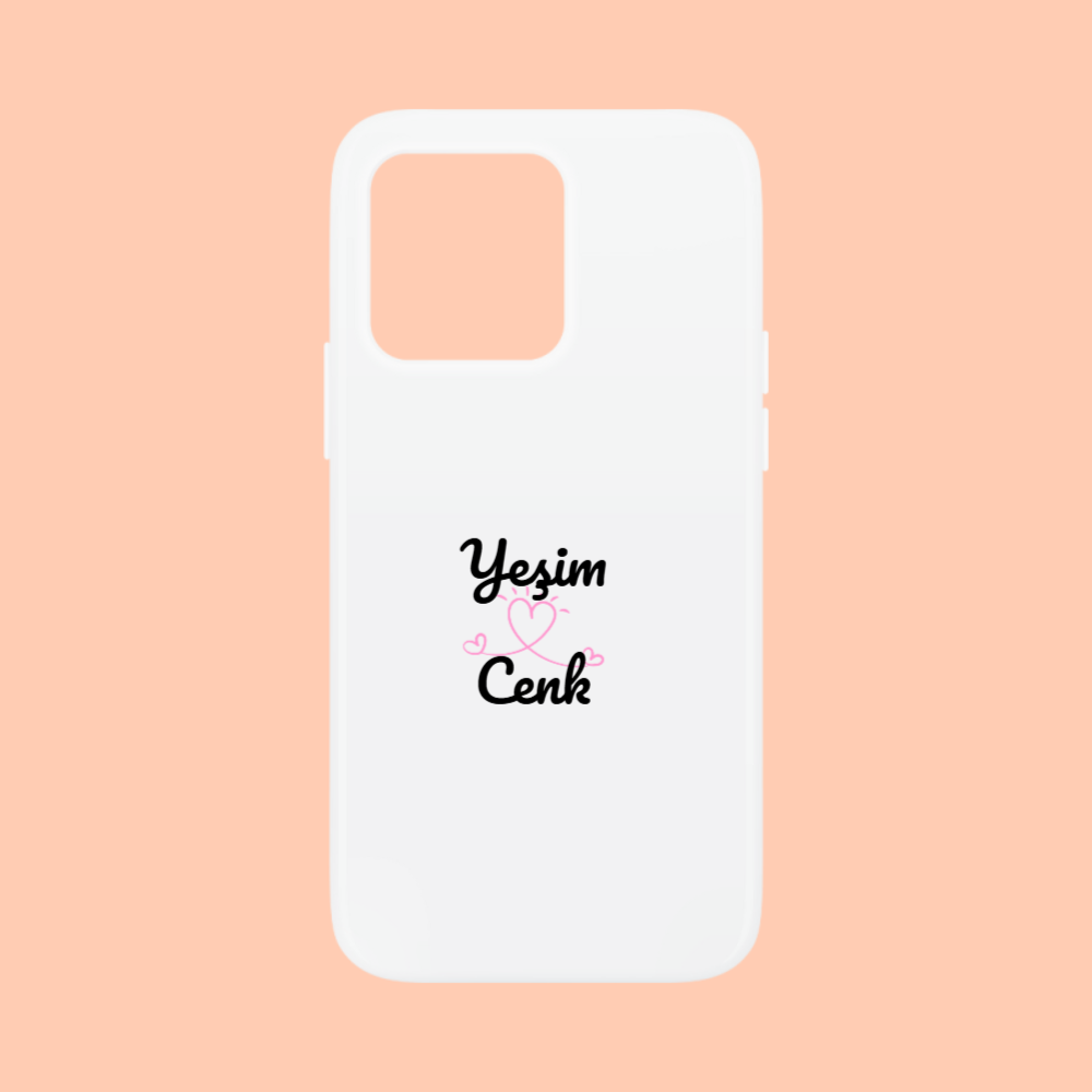 Kişiye Özel İsimli Çift Telefon Kılıfı | Tüm Modellerle Uyumlu, Ücretsiz Kargo, Sevgiliye Hediye