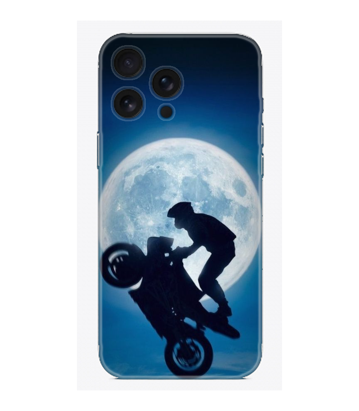 Motosiklet Ay Tasarımlı Telefon Kılıfı