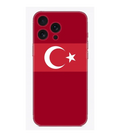 Türk bayraklı kırmızı iPhone telefon kılıfı, şık ve dayanıklı tasarım