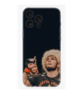 MMA dövüşçüsü baskılı, dayanıklı ve şık iPhone telefon kılıfı