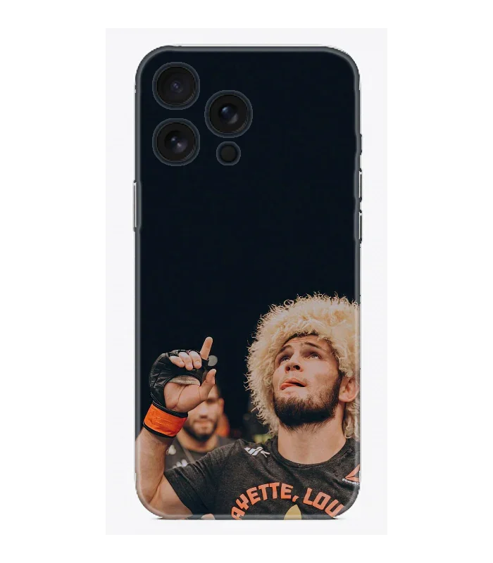 MMA dövüşçüsü baskılı, dayanıklı ve şık iPhone telefon kılıfı