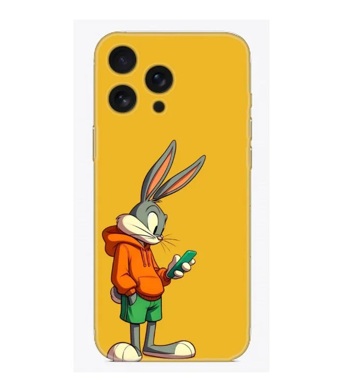 Turuncu kapaklı, çizgi karakterli, sarı telefon kılıfı, dayanıklı iPhone kılıfı
