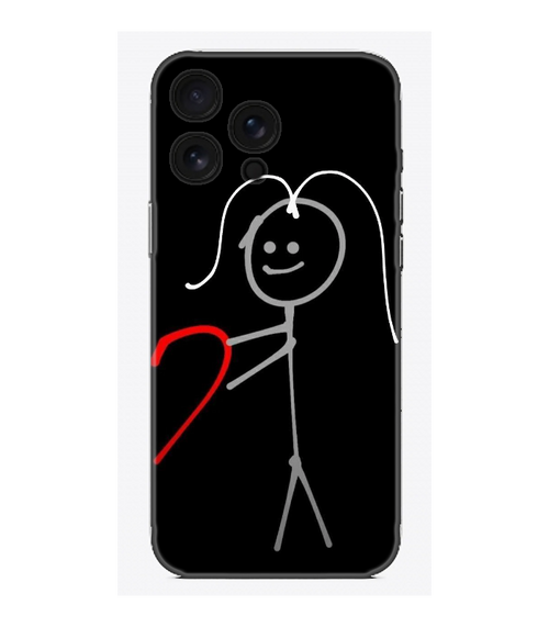 Tel Kalp Telefon Kılıfı